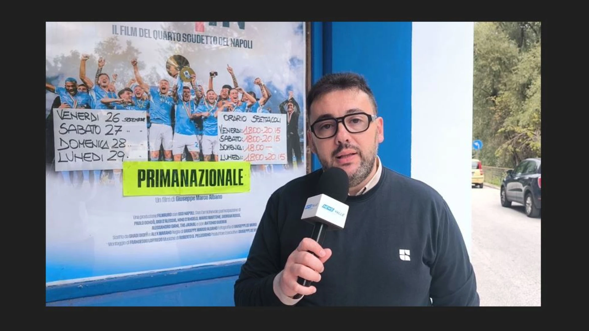 Again, il film dedicato al quarto scudetto del Napoli spopola a CASTEL DI SANGRO. Terminata ieri la prima nazionale presso il cinema Teatro Italia. GUARDA IL SERVIZIO.